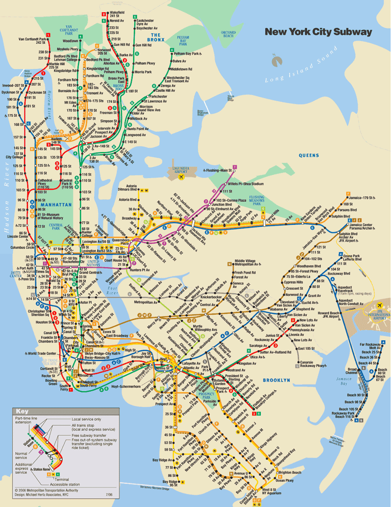 subway lines new york