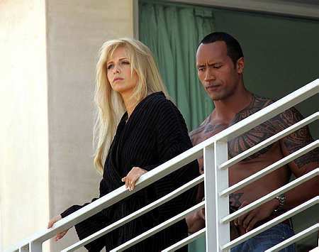  On the set of Southland Tales