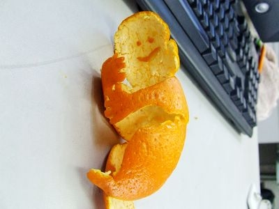 橙子, 橙色