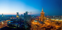  Panorama view over Warsaw