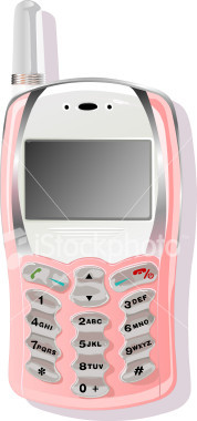  berwarna merah muda, merah muda Cell PHONES