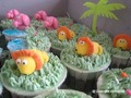 Pink Elephants and Lions - cupcakes photo