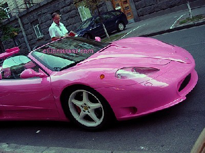  담홍색, 핑크 Ferrari