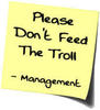 Please don't feed the trolls