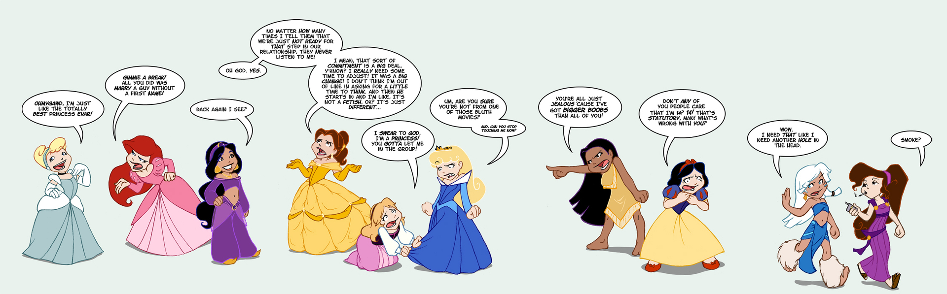 princess hipsters Disney