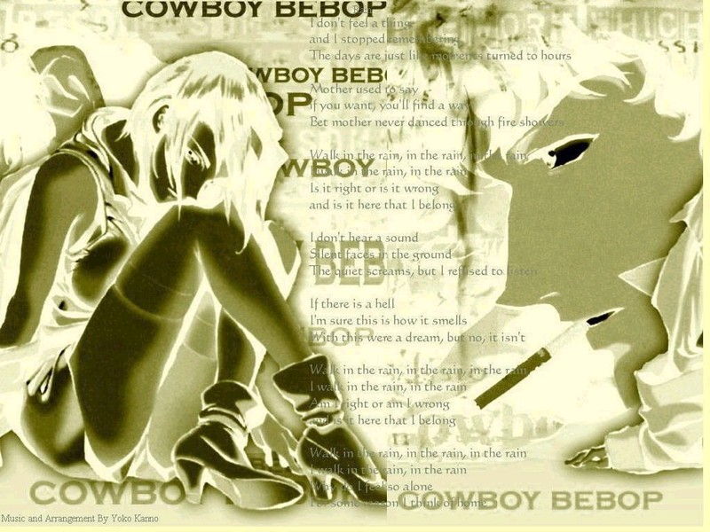 cowboy bebop wallpaper. Rain - Cowboy Bebop Wallpaper