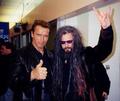 Rob & Arnold Schwarzenegger - rob-zombie photo