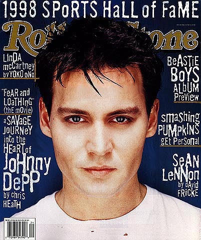 johnny depp rolling stones cover. Rolling Stone Cover - 1998