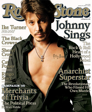 johnny depp lily rose tattoo. Cover - 2008 - Johnny Depp