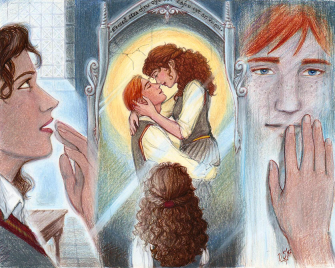 hermione and ron