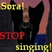 SORA NOT A GOOD SINGER - kingdom-hearts icon