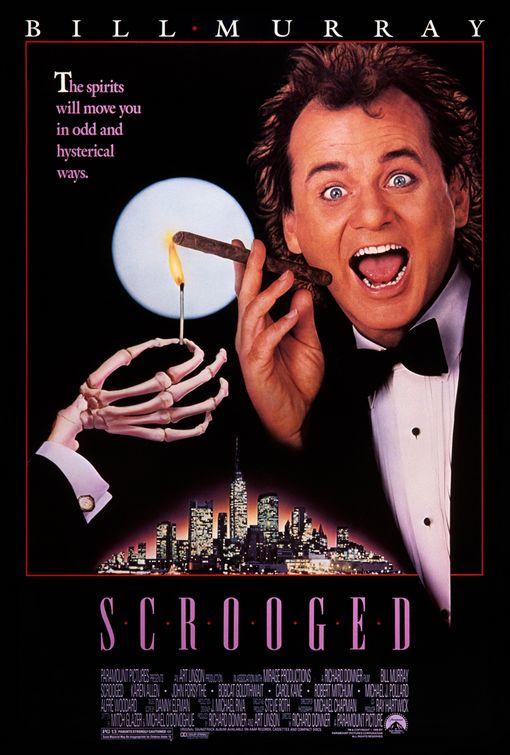 Image result for Scrooged 1988 Movie poster