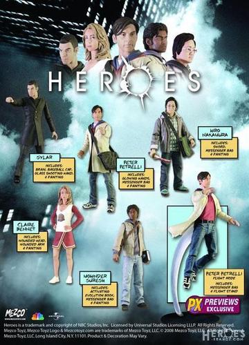 Set of Heroes Action Figures