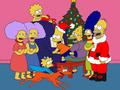 christmas - Simpsons -- Christmas wallpaper