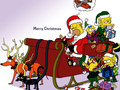 christmas - Simpsons -- Christmas wallpaper