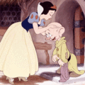 Snow White and Dopey - snow-white-and-the-seven-dwarfs photo