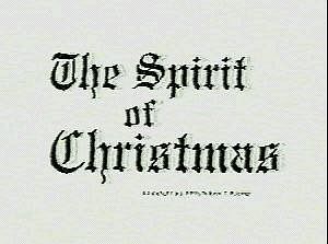  Spirit of क्रिस्मस शीर्षक Scre