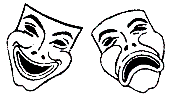 comedy and tragedy masks account