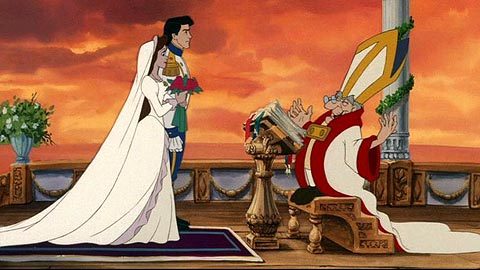  Walt 디즈니 Screencaps - Vanessa, Prince Eric & The Priest