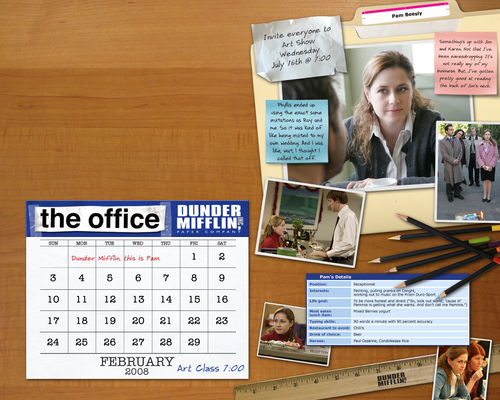  The Office Calendar achtergrond