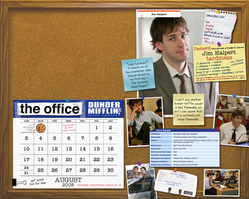 The Office Calendar Wallpaper