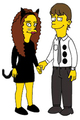 Jim and Pam Simpsonize - tv-couples fan art
