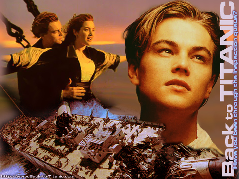 Leonardo Dicaprio Titanic. TITANIC!