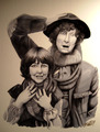 Tom Baker And Elisabeth Sladen - doctor-who fan art