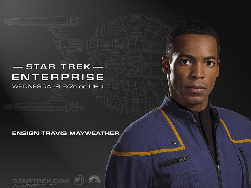 Wallpaper of Travis Mayweather for fans of Star Trek - Enterprise. 