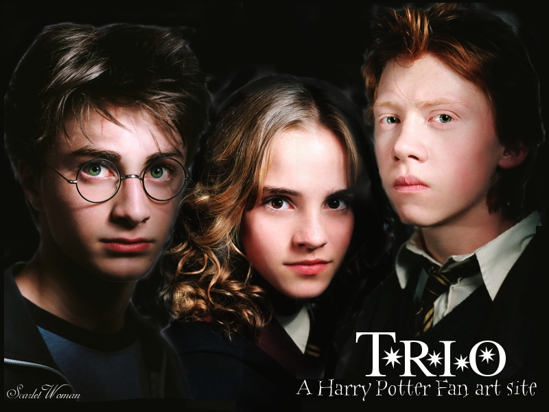 Trio - Harry, Ron and Hermione Wallpaper (224323) - Fanpop