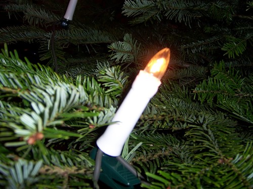  Xmas pohon Candle Lights
