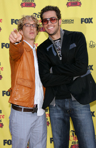  Zachary Levi with Andy Dick