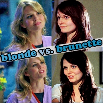  blonde vs brunette
