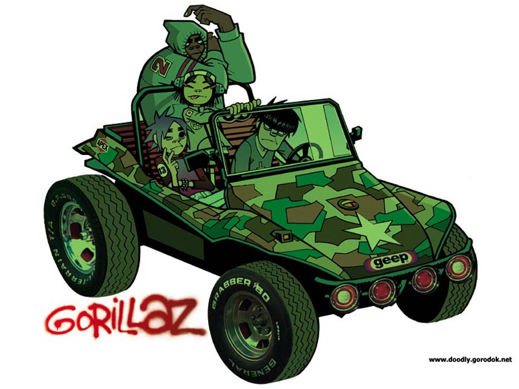 Gorillaz jeep #1