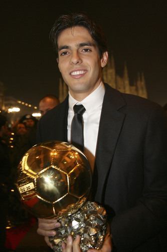  kaka with the golden ball