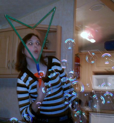  me and my giant bubble maker