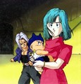 mother and son - dragon-ball-z photo