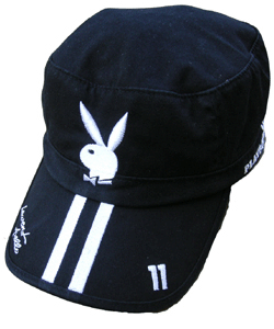  playboy cap, herufi kubwa