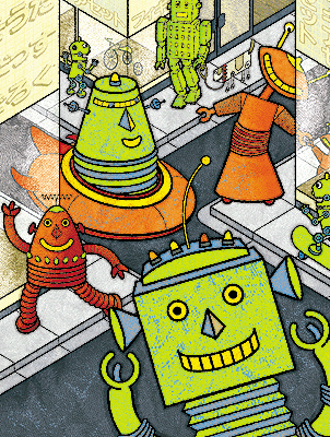  robot illustration