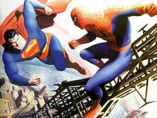  Superman vs. spider-man