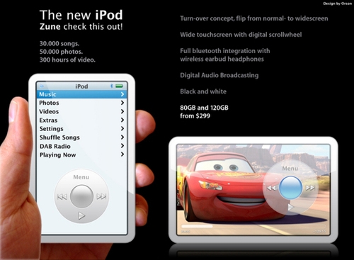  the new ipod的, ipod (touch screen)
