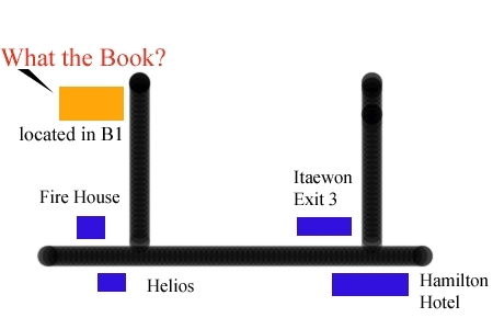 A necessary map to get to What the Book?