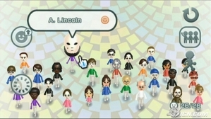  The Mii Plaza where all the Mii's आप have made gather