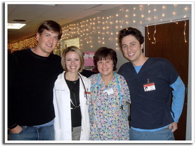  Bill Lawrence, Zach Braff, and Guests