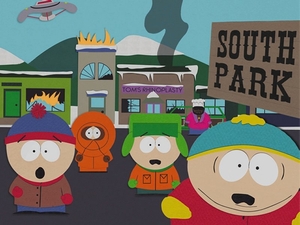  The boys of South Park: Stan, Kenny, Kyle and Cartman
