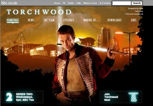  BBC Tourchwood homepage