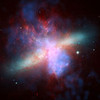 Galaxy Messier 82, credit: NASA Kamtsatka photo