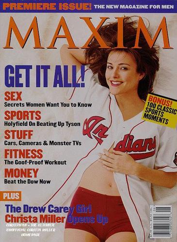  Christa Miller on Maxim Cover
