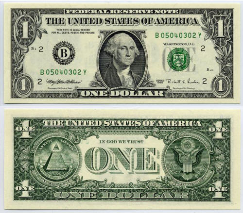  1 Dollar Bill