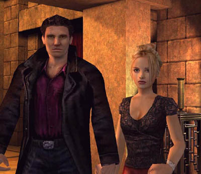 3D animated buffy and Angel